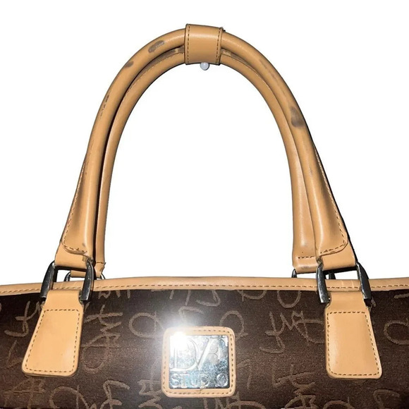 Diane Von Furstenberg DVF Studio Signature Tote Travel Laptop Bag - Picture 2 of 6